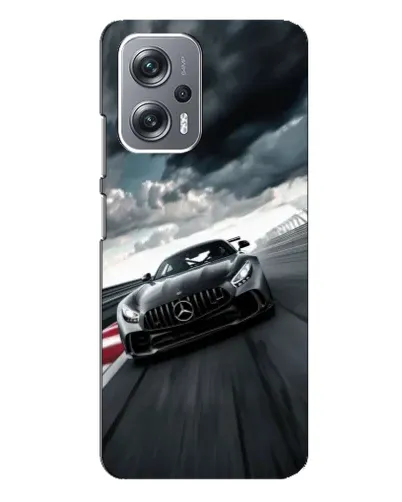 Чехол для Xiaomi Redmi Note 12 Pro Plus с картинкой «Гоночный Mercedes AMG»
