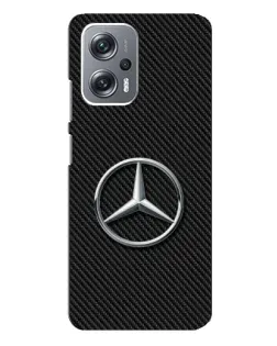 Чехол для Xiaomi Redmi Note 12 Pro Plus с картинкой «Карбоновый Mercedes стиль»