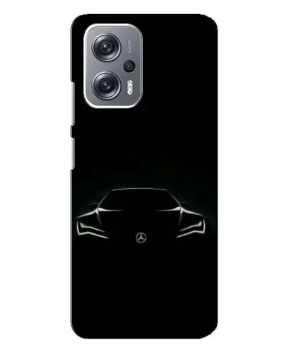 Чехол для Xiaomi Redmi Note 12 Pro Plus с картинкой «Mercedes — силуэт авто» Чехол для Xiaomi Redmi Note 12 Pro Plus с картинкой «Mercedes — силуэт авто»