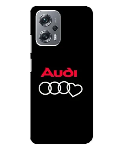 Чехол для Xiaomi Redmi Note 12 Pro Plus с картинкой «Логотип Audi Heart»