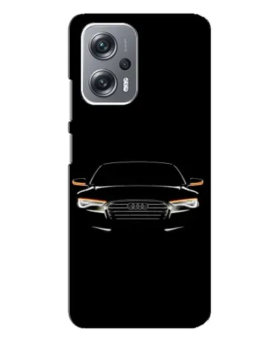 Чехол для Xiaomi Redmi Note 12 Pro Plus с картинкой «Audi — ночной контур»