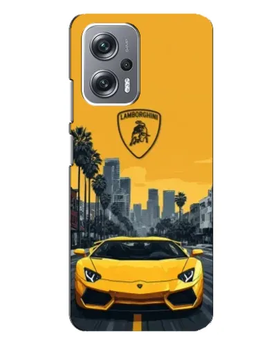 Чехол для Xiaomi Redmi Note 12 Pro Plus с картинкой «Желтый Lamborghini город» Чехол для Xiaomi Redmi Note 12 Pro Plus с картинкой «Желтый Lamborghini город»