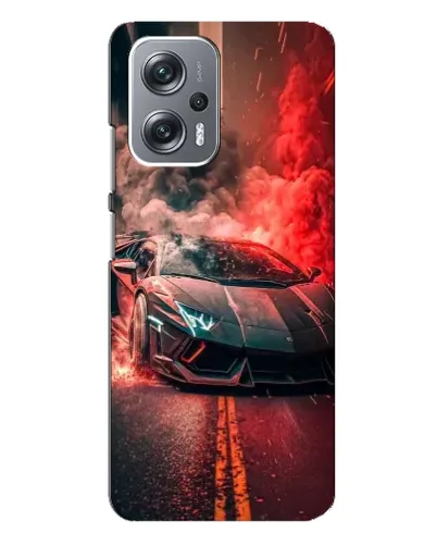 Чехол для Xiaomi Redmi Note 12 Pro Plus с картинкой «Lamborghini красный дым» Чехол для Xiaomi Redmi Note 12 Pro Plus с картинкой «Lamborghini красный дым»