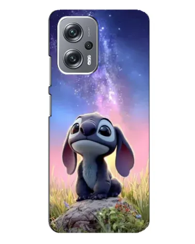 Чехол для Xiaomi Redmi Note 12 Pro Plus с картинкой «Стич на рассвете»