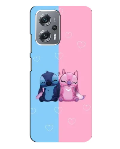 Чехол для Xiaomi Redmi Note 12 Pro Plus с картинкой «Stitch и Angel Love»