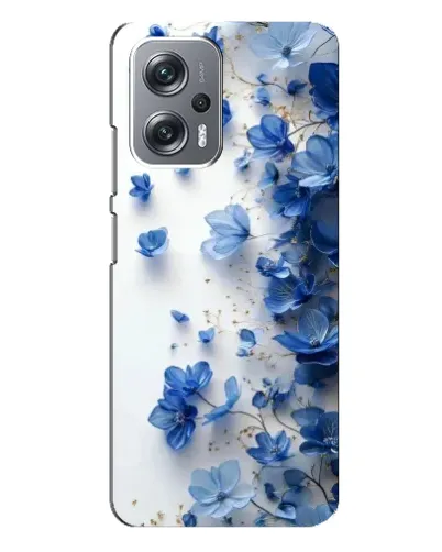Чехол для Xiaomi Redmi Note 12 Pro Plus с картинкой «Голубой цветочный каскад» Чехол для Xiaomi Redmi Note 12 Pro Plus с картинкой «Голубой цветочный каскад»
