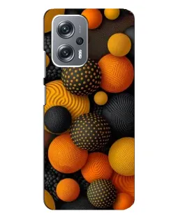 Чехол для Xiaomi Redmi Note 12 Pro Plus с картинкой «Объемные оранжевые сферы» Чехол для Xiaomi Redmi Note 12 Pro Plus с картинкой «Объемные оранжевые сферы»