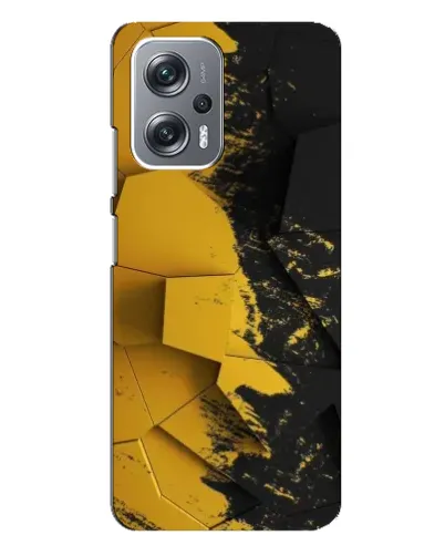 Чехол для Xiaomi Redmi Note 12 Pro Plus с картинкой «Золотые осколки геометрии» Чехол для Xiaomi Redmi Note 12 Pro Plus с картинкой «Золотые осколки геометрии»