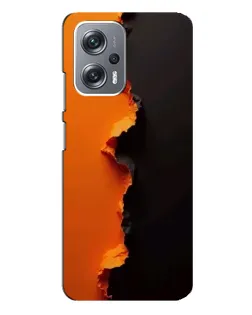 Чехол для Xiaomi Redmi Note 12 Pro Plus с картинкой «Оранжевый разлом» Чехол для Xiaomi Redmi Note 12 Pro Plus с картинкой «Оранжевый разлом»