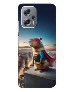 Чехол для Xiaomi Redmi Note 12 Pro Plus с картинкой «Капи-мен супергерой»