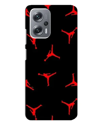 Чехол для Xiaomi Redmi Note 12 Pro (5g) с картинкой «Jordan Red Pattern»
