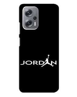 Чехол для Xiaomi Redmi Note 12 Pro (5g) с картинкой «Jordan White Logo»
