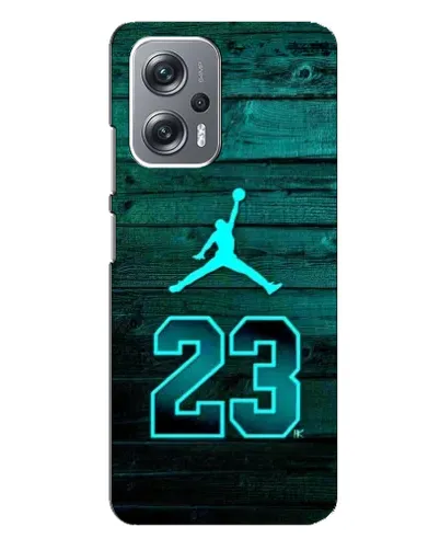 Чехол для Xiaomi Redmi Note 12 Pro (5g) с картинкой «Jordan Cyan 23»