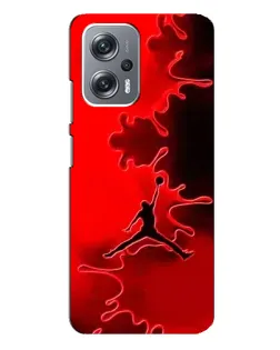 Чехол для Xiaomi Redmi Note 12 Pro (5g) с картинкой «Jordan Red Smoke»