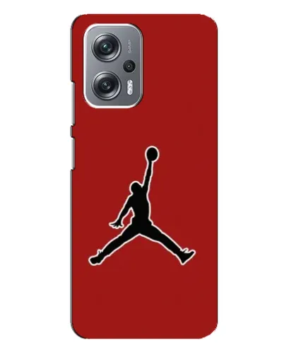Чехол для Xiaomi Redmi Note 12 Pro (5g) с картинкой «Jordan Red Back»