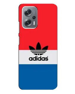 Чехол для Xiaomi Redmi Note 12 Pro (5g) с картинкой «Ретро блоки Adidas»