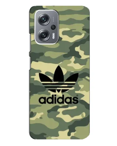 Чехол для Xiaomi Redmi Note 12 Pro (5g) с картинкой «Милитари стиль Adidas»