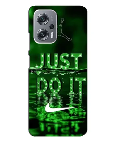 Чехол для Xiaomi Redmi Note 12 Pro (5g) с картинкой «Зеленый неоновый Nike»