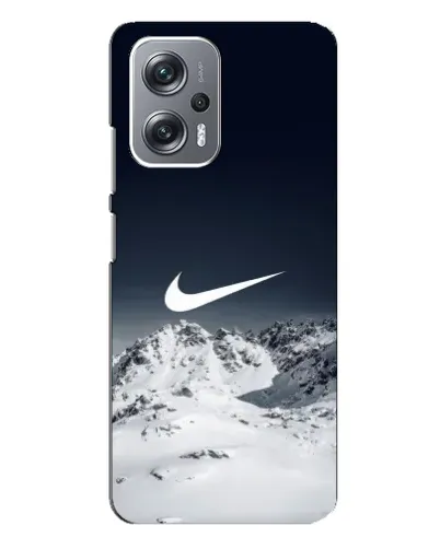 Чехол для Xiaomi Redmi Note 12 Pro (5g) с картинкой «Nike — зимние горы»