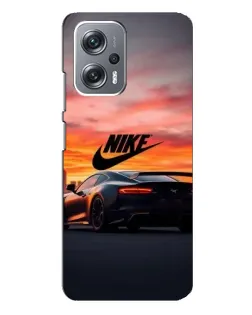 Чехол для Xiaomi Redmi Note 12 Pro (5g) с картинкой «Nike и суперкар»