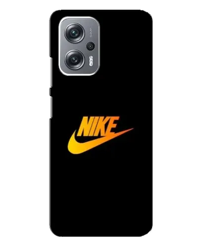 Чехол для Xiaomi Redmi Note 12 Pro (5g) с картинкой «Золотой логотип Nike»
