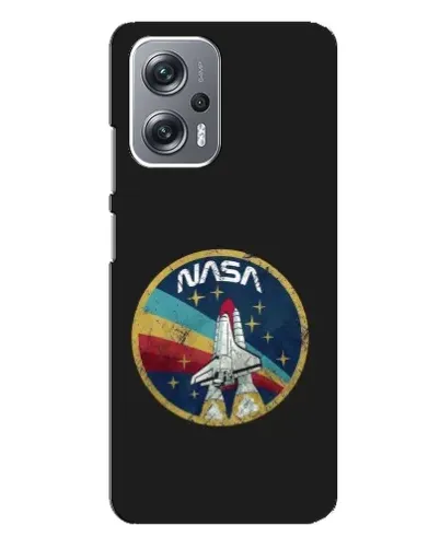 Чехол для Xiaomi Redmi Note 12 Pro (5g) с картинкой «NASA — эмблема миссии»