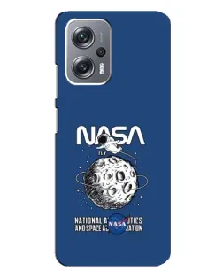 Чехол для Xiaomi Redmi Note 12 Pro (5g) с картинкой «NASA — лунная миссия»