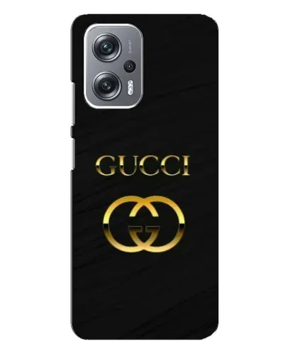 Чехол для Xiaomi Redmi Note 12 Pro (5g) с картинкой «Золотой логотип Gucci»