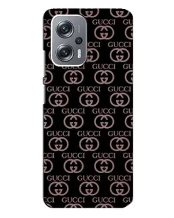 Чехол для Xiaomi Redmi Note 12 Pro (5g) с картинкой «Классическая монограмма Gucci»