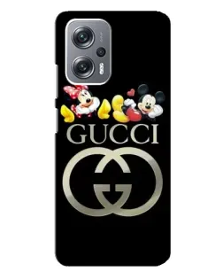 Чехол для Xiaomi Redmi Note 12 Pro (5g) с картинкой «Gucci — герои Disney»