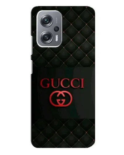 Чехол для Xiaomi Redmi Note 12 Pro (5g) с картинкой «Gucci — стеганый черный»