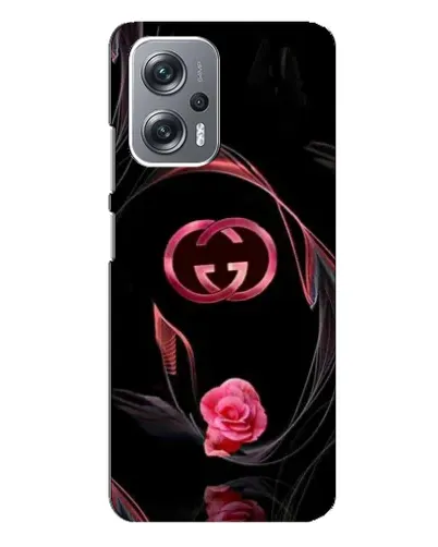 Чехол для Xiaomi Redmi Note 12 Pro (5g) с картинкой «Gucci — неоновая роза»