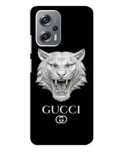 Чехол для Xiaomi Redmi Note 12 Pro (5g) с картинкой «Gucci — серебряный лев» Чехол для Xiaomi Redmi Note 12 Pro (5g) с картинкой «Gucci — серебряный лев»