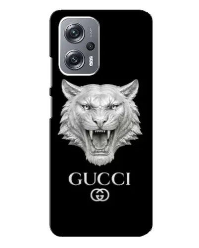 Чехол для Xiaomi Redmi Note 12 Pro (5g) с картинкой «Gucci — серебряный лев» Чехол для Xiaomi Redmi Note 12 Pro (5g) с картинкой «Gucci — серебряный лев»