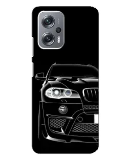 Чехол для Xiaomi Redmi Note 12 Pro (5g) с картинкой «Темный силуэт BMW»
