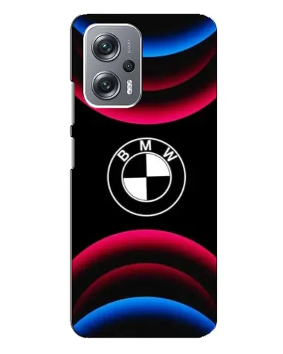 Чехол для Xiaomi Redmi Note 12 Pro (5g) с картинкой «Логотип BMW и неоновые дуги» Чехол для Xiaomi Redmi Note 12 Pro (5g) с картинкой «Логотип BMW и неоновые дуги»