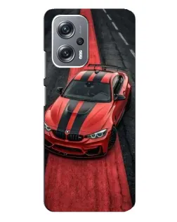 Чехол для Xiaomi Redmi Note 12 Pro (5g) с картинкой «BMW на красной дорожке»