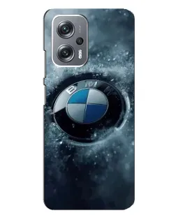 Чехол для Xiaomi Redmi Note 12 Pro (5g) с картинкой «Логотип BMW — лед»