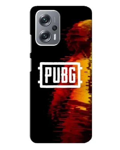 Чехол для Xiaomi Redmi Note 12 Pro (5g) с картинкой «Яркий логотип PUBG»