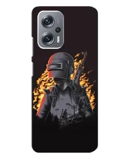Чехол для Xiaomi Redmi Note 12 Pro (5g) с картинкой «PUBG — огненный силуэт» Чехол для Xiaomi Redmi Note 12 Pro (5g) с картинкой «PUBG — огненный силуэт»
