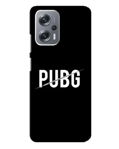 Чехол для Xiaomi Redmi Note 12 Pro (5g) с картинкой «PUBG — белый логотип»