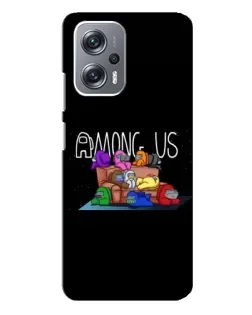 Чехол для Xiaomi Redmi Note 12 Pro (5g) с картинкой «Логотип Among Us»