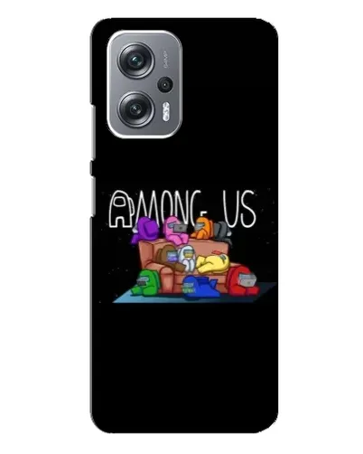 Чехол для Xiaomi Redmi Note 12 Pro (5g) с картинкой «Логотип Among Us»