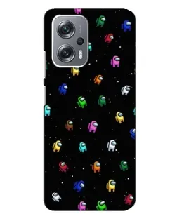 Чехол для Xiaomi Redmi Note 12 Pro (5g) с картинкой «Экипаж Among Us»