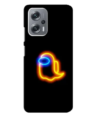Чехол для Xiaomi Redmi Note 12 Pro (5g) с картинкой «Among Us неоновое сияние»