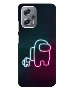Чехол для Xiaomi Redmi Note 12 Pro (5g) с картинкой «Among Us неон-арт» Чехол для Xiaomi Redmi Note 12 Pro (5g) с картинкой «Among Us неон-арт»