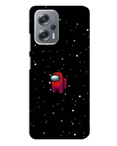 Чехол для Xiaomi Redmi Note 12 Pro (5g) с картинкой «Красный Among Us»