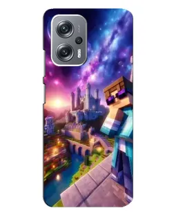 Чехол для Xiaomi Redmi Note 12 Pro (5g) с картинкой «Стив и космос»