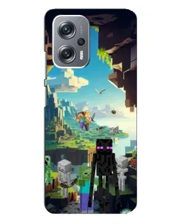 Чохол для Xiaomi Redmi Note 12 Pro (5g) з картинкою «Ендермен у лісі»