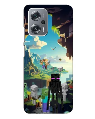 Чехол для Xiaomi Redmi Note 12 Pro (5g) с картинкой «Эндермен в лесу»
